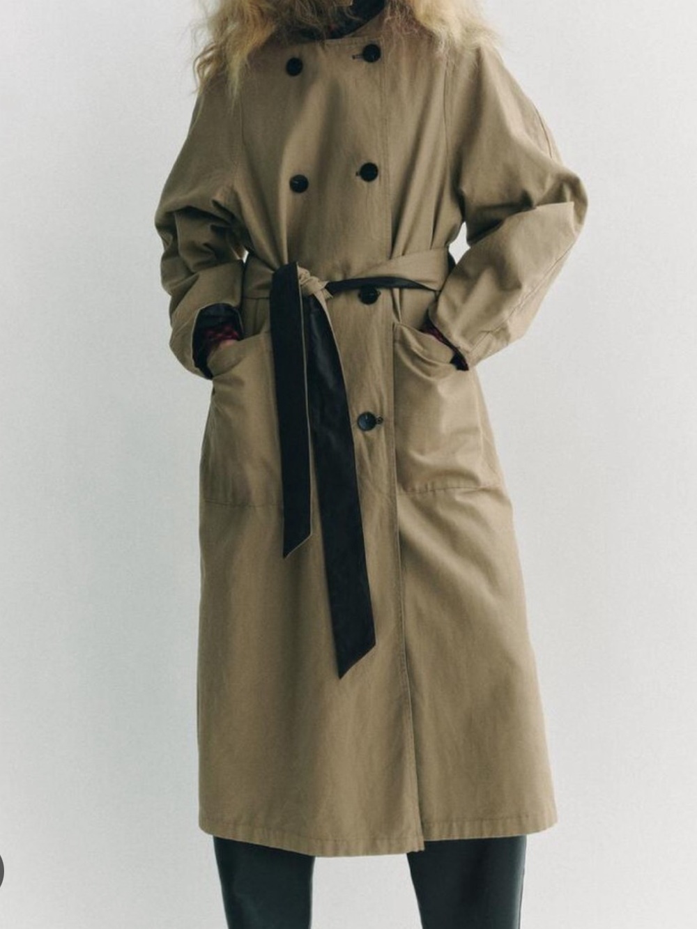 Zara Reversible Trench Coat
